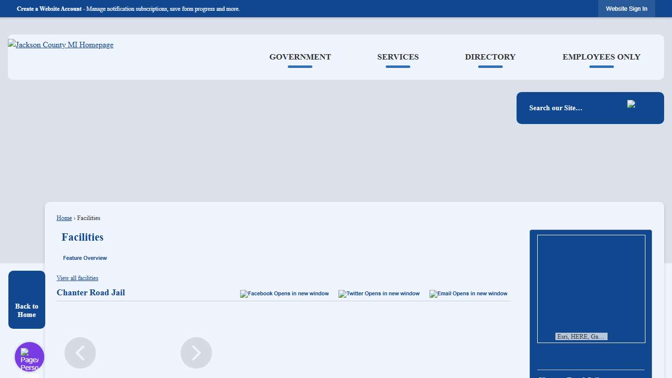 Facilities • Chanter Road Jail